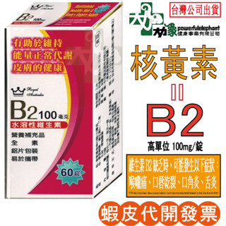 {現貨24小時出貨} 【澳洲皇家】全素 維他命B2 100毫克 維生素B2 100mg 嘴破 口角 乾裂 B2 維他命