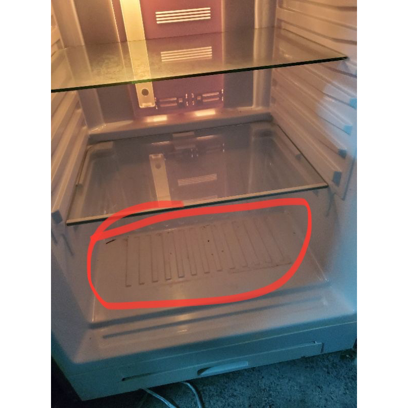 三洋冰箱SR-A250B冷藏最下層的蔬果盒