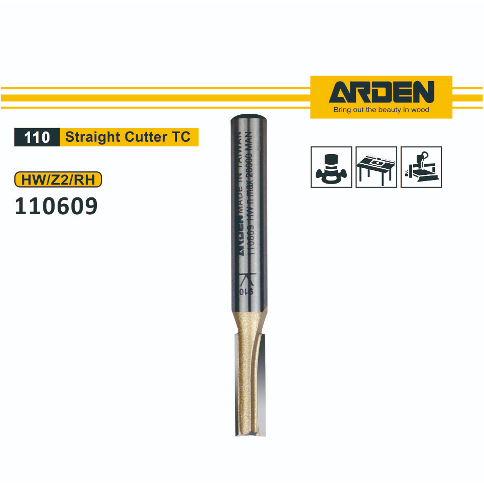 Arden 110609 雙刃直刀 5x16x6mmS