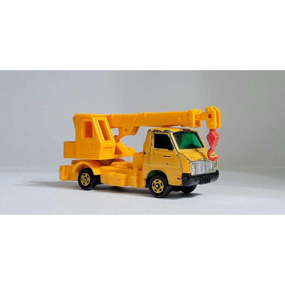 TOMICA NO.26 ISUZU ELF CRANE TS-30 吊車_日製戰損