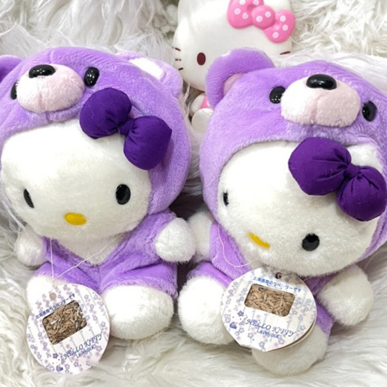 日本進口Hello Kitty北海道限定薰衣草變身熊單賣價（剩1）