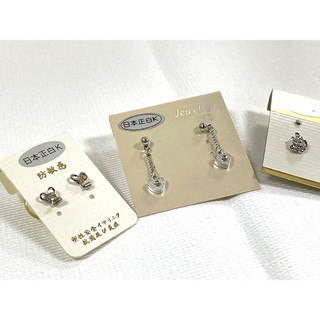 Fashion Jewelry 日本正白K 防過敏耳環 款式隨機不挑選 (TESTER)