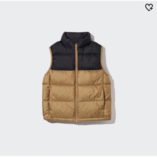 全新 日本 uniqlo 童裝 特級極輕羽絨背心 拼色 羽絨背心 背心 羽絨量升級 保暖 男童 女童 洋蔥穿搭 110