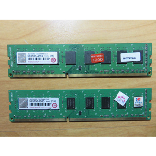 D.桌上型電腦記憶體-Transcend 創見 DDR3-1600雙通道 4G*2共8GB不分售 直購價150