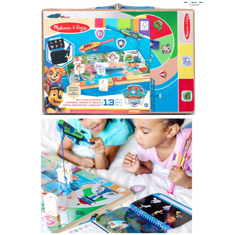 Melissa &amp; Doug 汪汪隊 Paw Patrol 木製救援遊戲組 桌遊