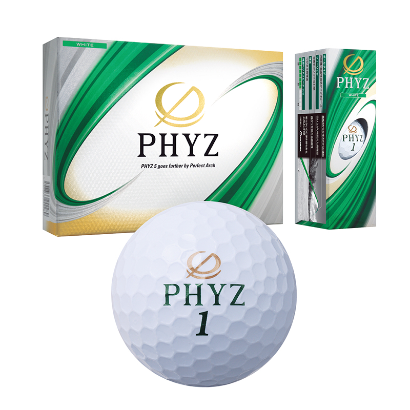【Bridgestone】Phyz 5 高爾夫球（12顆/盒）︱官方旗艦店