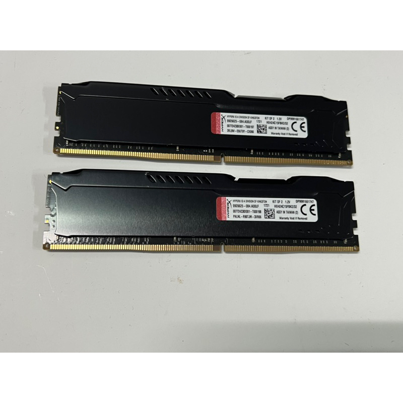 電腦雜貨店～金士頓Kingston HyperX Fury DDR4 2400 16G電競記憶體二手良品 $1100