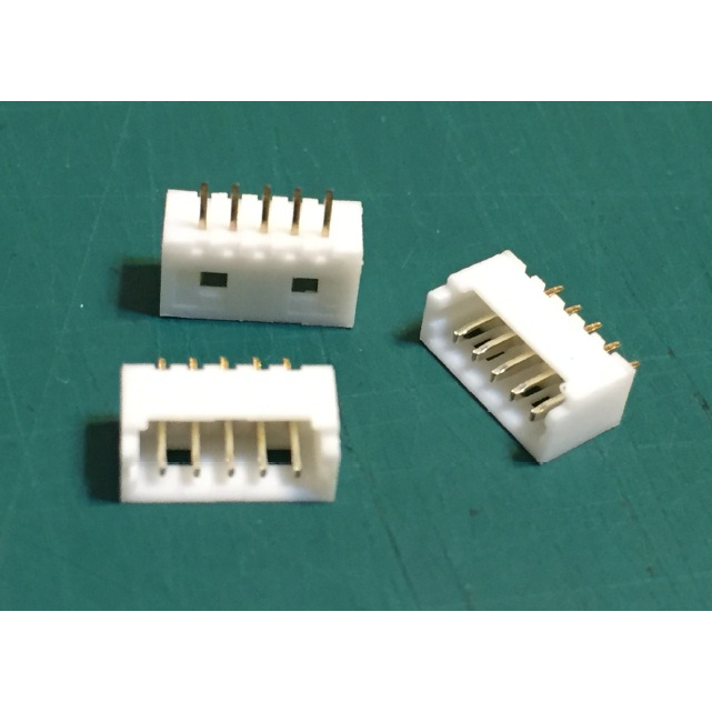 【IF】(2個)WAFER 連接器 5PIN/6PIN 公 180度 1.25mm DIP 板對線connector