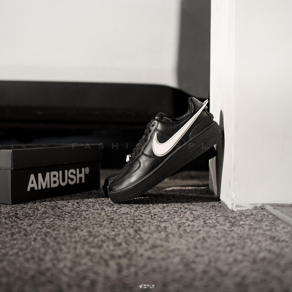 【Fashion SPLY】Ambush x Nike Air Force 1 Low 全黑白勾 DV3464-001