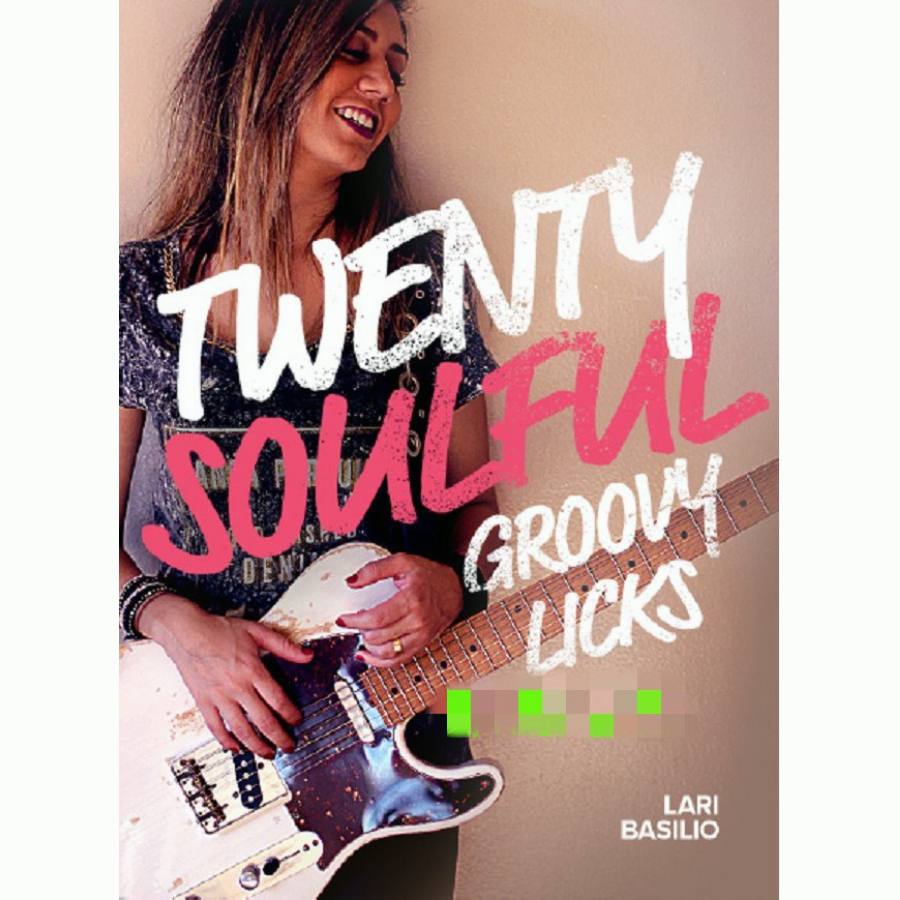 電子版譜20 Soulful Groovy Licks抒情搖滾流行吉他樂句即興Solo素材譜+音