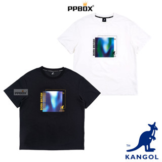 KANGOL 袋鼠 極光交疊素 短T【63251033】短袖 衣服 素T 透氣 涼感 排汗衫 落肩 日韓穿搭 T恤