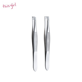 This Girl 迷你平口+斜眉毛夾(2入) AB-068 【官方旗艦館】