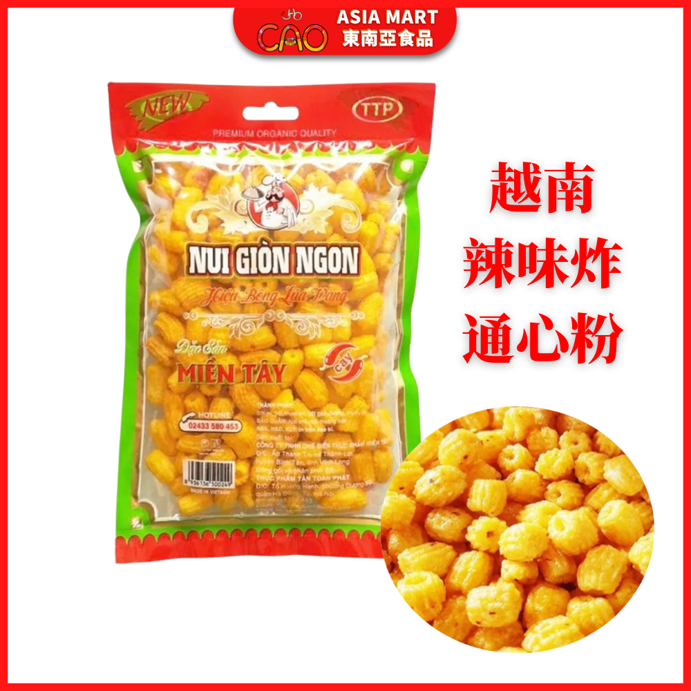 NUI GIÒN NGON 越南辣味通心粉 越南零食 越南餅乾 200g