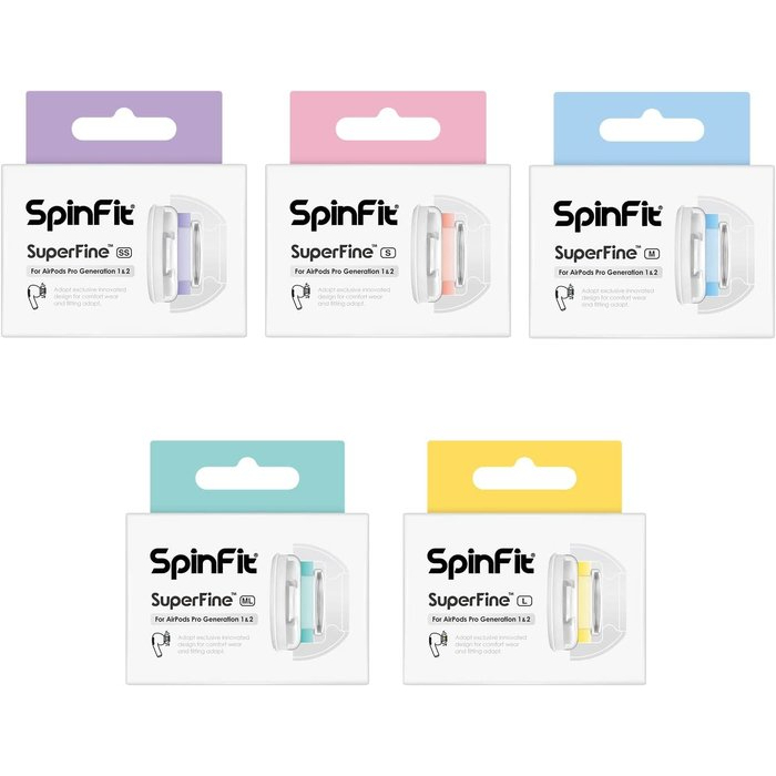 平廣 現貨公司貨 SPINFIT SuperFine 耳套 升級 適 APPLE Airpods Pro 1 &amp; 第2代