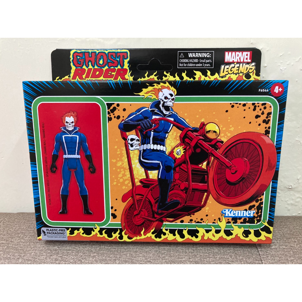 全新現貨 Marvel Legends 漫威 經典復古 收藏人物載具載 3.75吋 惡靈戰警 機車