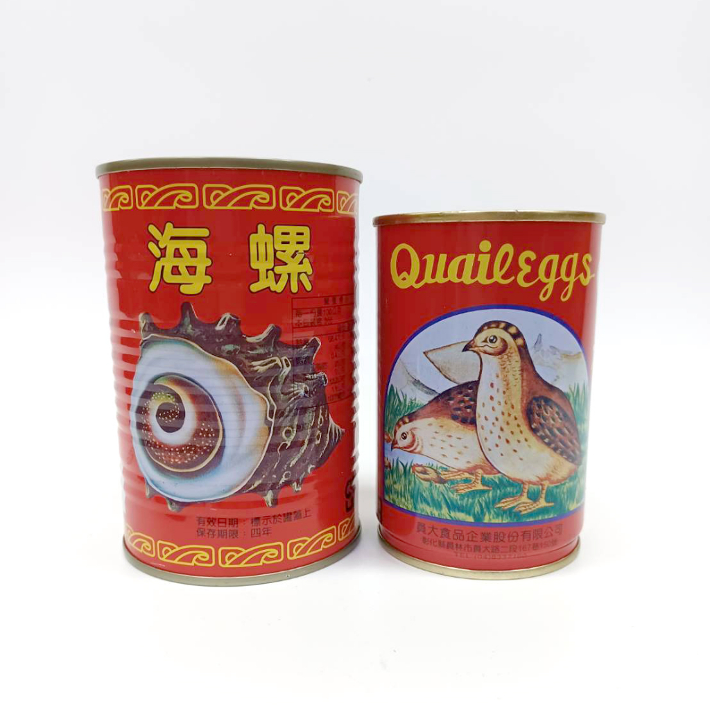 🍊橘子小舖【寶冠】海螺肉 300g / 水煮鵪鶉蛋(鳥蛋) 280克