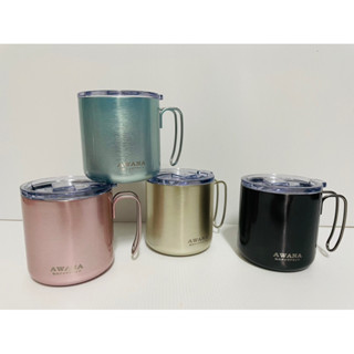 AWANA 304不鏽鋼口杯 咖啡杯 真空杯 保溫杯 泡茶杯 杯子 水杯 鋼杯 真空咖啡杯 一入