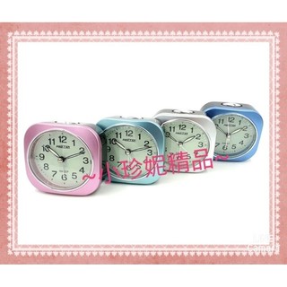 ~小珍妮精品~ 台灣製造 MASTER 大數字 靜音 貪睡 鬧鐘 簡約 時尚 好用 小鬧鐘 JM-E433 藍色 公司貨