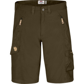 Fjallraven Abisko Shorts 彈性短褲/休閒工作褲/登山短褲 男 F82833-633 - 深橄欖