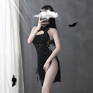 Gaoria｜秘吻熱戀｜側交叉旗袍連身裙 情趣用品 性感睡衣 成人用品 N7-0039