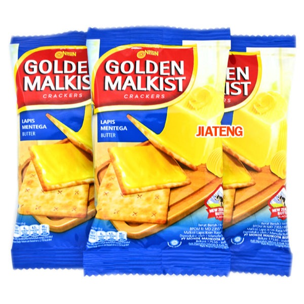 【嘉騰小舖】哦吉金黃奶油風味蘇打餅(單包裝)奶素 300公克 600公克,產地印尼