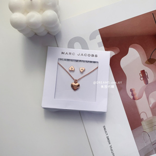 現貨👼🏻美國代購🇺🇸Marc Jacobs MJ 耳環+項鍊 組合 愛心 項鍊 耳環