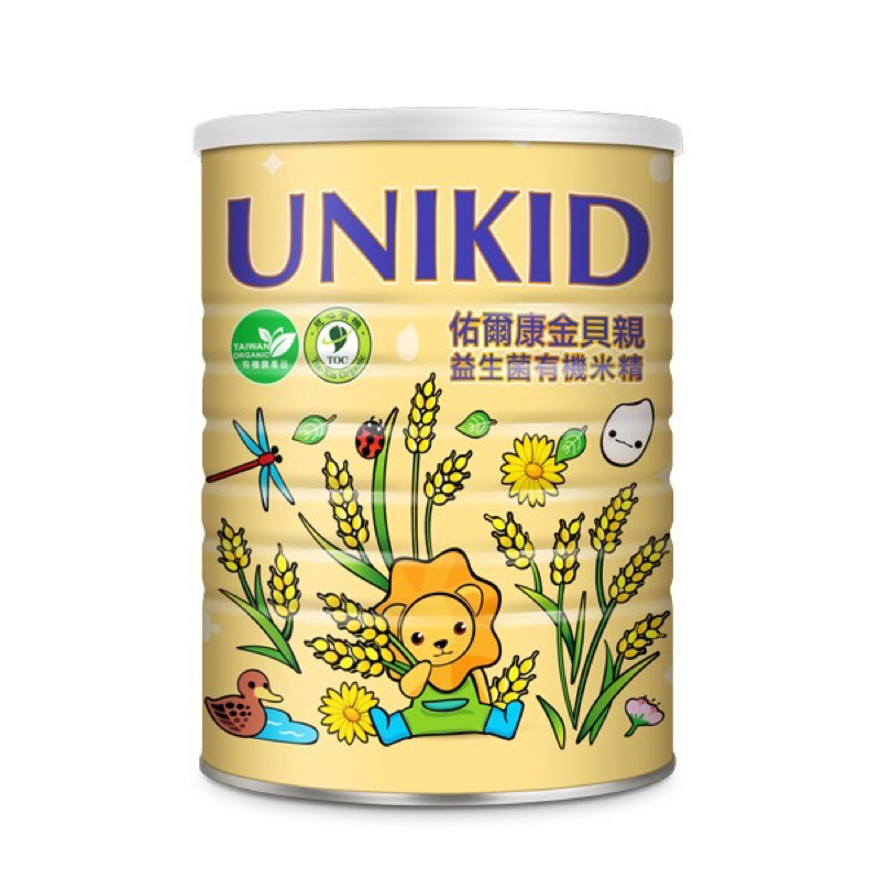 【UNIKID佑爾康金貝親】益生菌有機米精 450g-即期良品
