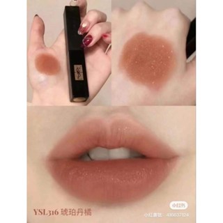 ❤️現貨❤️🚩YSL 奢華緞面絨霧唇膏 #316 小黑條!!!