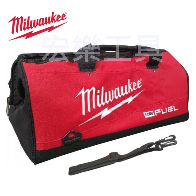 [宏樂工具] 含稅 Milwaukee 美沃奇 全新 多機組 特大 工具袋 XL 附肩背帶 通管機 帶鋸機 吹葉機 可用