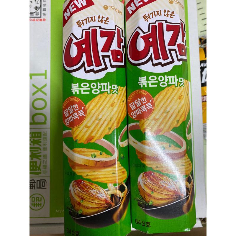 韓國好麗友-預感香烤洋芋片-洋蔥口味（64公克）