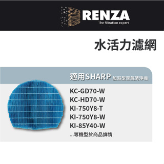 適用Sharp夏普 KI-EX55 KI-EX75 加濕空氣清淨機替代FZ-AX80MF 水活力濾網