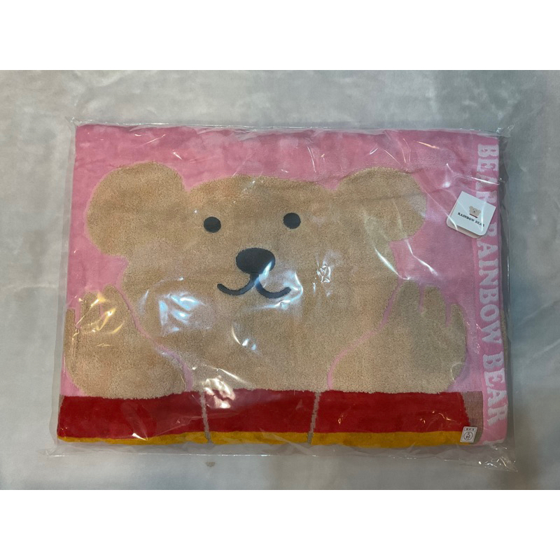 日本進口今治 彩虹熊Rainbow Bear大浴巾/毛巾被