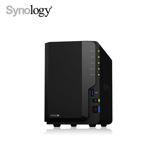 Synology 群暉 DiskStation DS220+ 2Bay 網路儲存伺服器(NAS)
