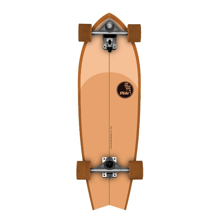 Slide Surfskate FISH 3/4 PATCH 32” 衝浪滑板 台灣品牌