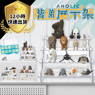 【臺灣公司貨 12H出貨】名人推薦款-Aholic透明階梯展示架 鞋盒展示架 展示架 鞋盒階梯展示架 階梯展示架