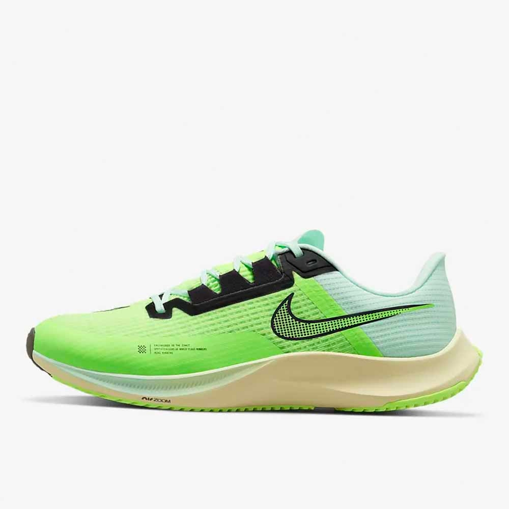 NIKE AIR ZOOM RIVAL FLY 3 運動 慢跑 緩震 男款路跑競速鞋 螢光綠 CT2405358