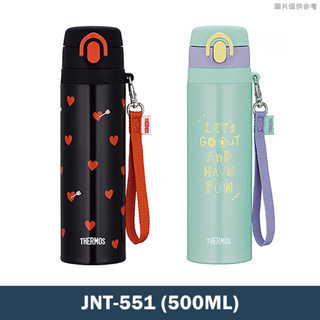 (THERMOS膳魔師)【JNT-551】不鏽鋼彈蓋真空保溫瓶-500ML