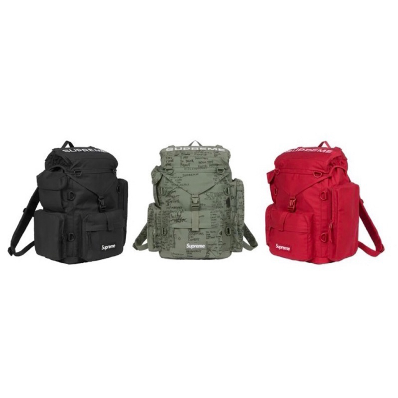 {OGC} Supreme Field Backpack Box Logo 後背包 軍事風格