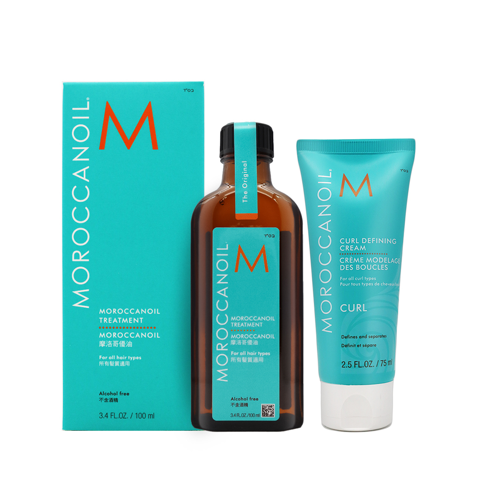 MOROCCANOIL｜優油捲度記憶塑型乳禮盒