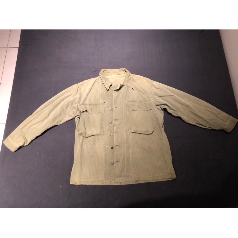 Vintage WW2 M43 Military HBT Shirt US Army 古著襯衫 二戰 陸軍 美軍 公發