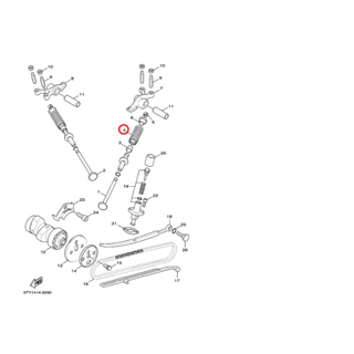 YAMAHA 原廠 新勁戰 四 五 代 BWSR 彈簧 料號：2JS-E2113-00