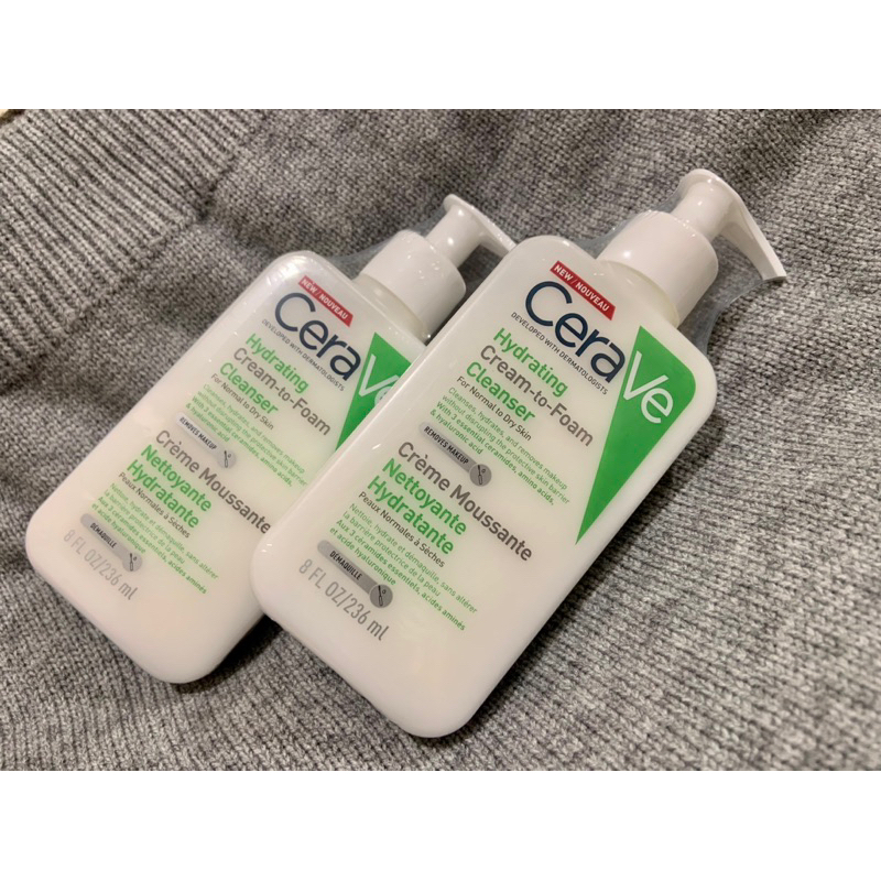 CeraVe適樂膚236ml-溫和洗卸泡沫潔膚乳