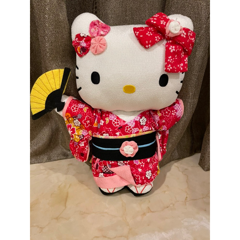 日本帶回 葉朗彩 和服hello kitty娃娃