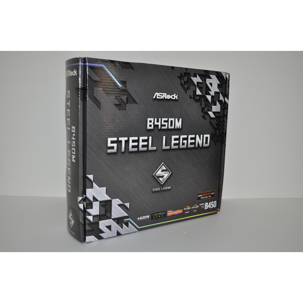 ASRock 華擎電競 B450M Steel Legend (AM4 B450 DDR4 M.2 HDMI DP)