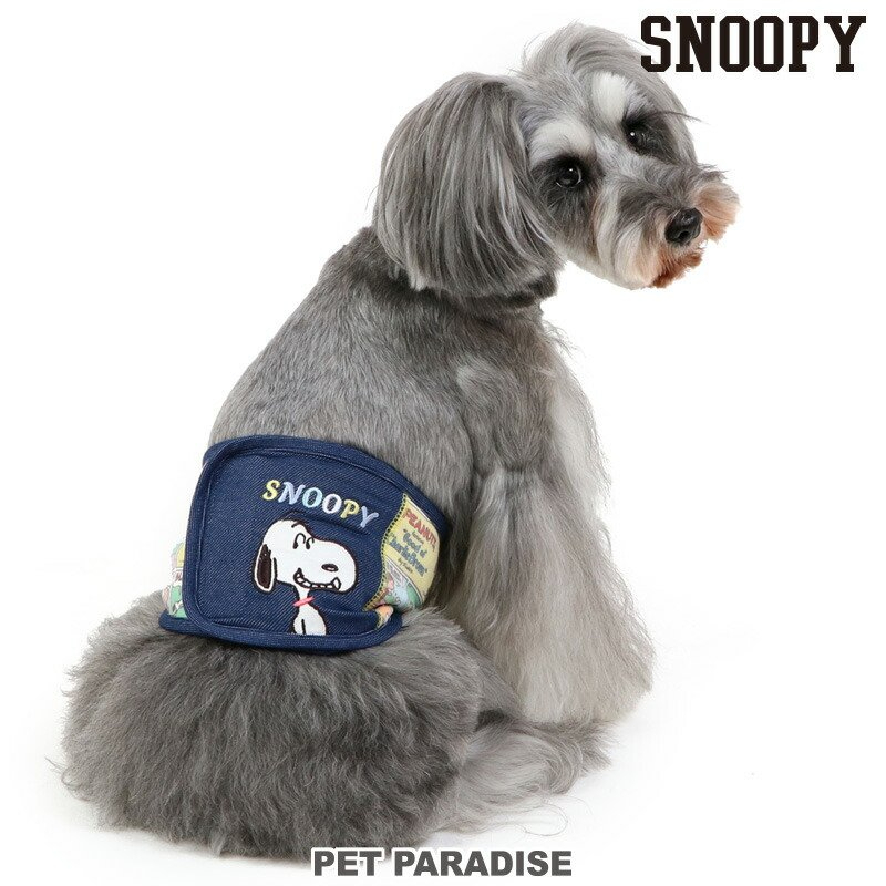 帕彼愛逗 日本 pet paradise 代理 SNOOPY SNOOPY漫畫圖案 禮貌帶[M206]大狗