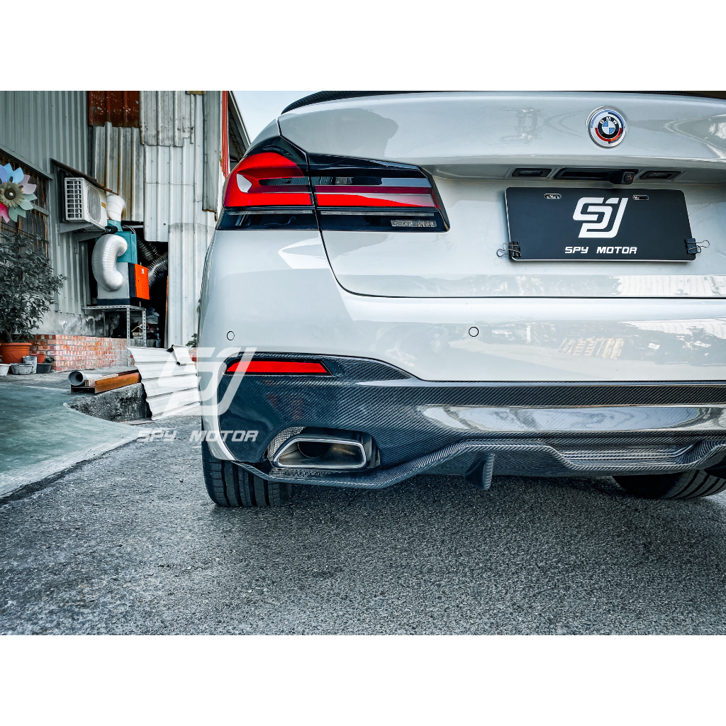 【SPY MOTOR】BMW G30 G31 LCI 碳纖維後下巴 兩件式