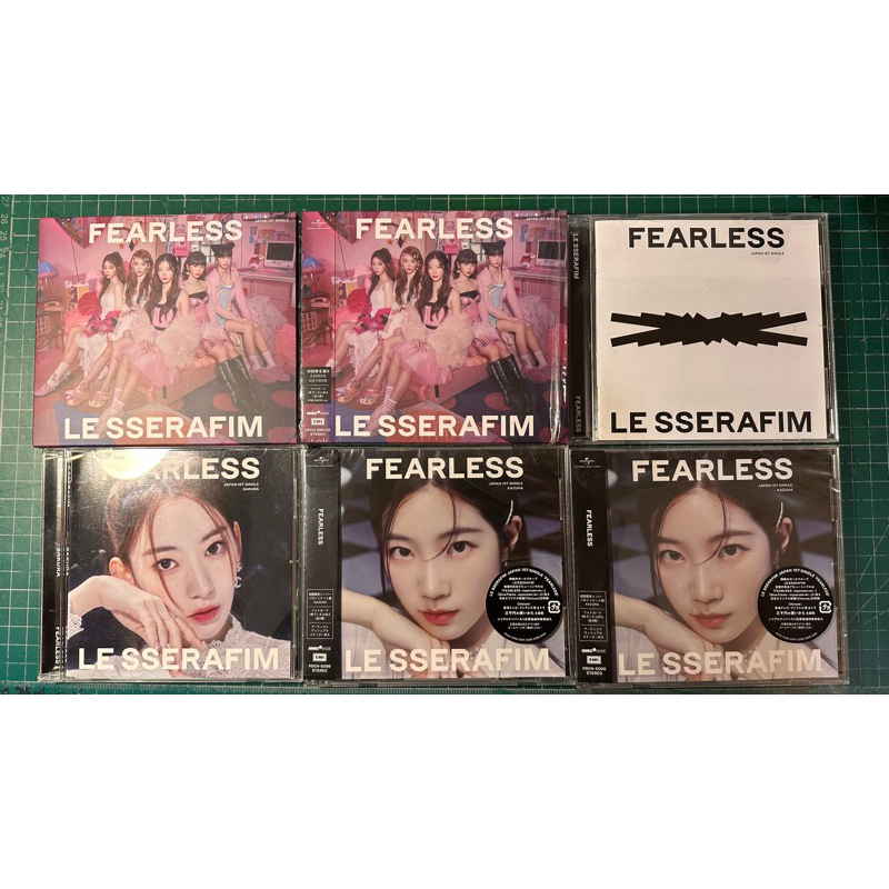 LE SSERAFIM 日專 Fearless 空專 專輯 初回限定B盤 通常盤 櫻花 一葉 Sakura Kazuha