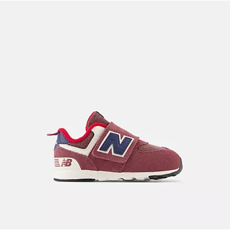 New Balance 574 童鞋 酒紅色 魔鬼氈 麂皮 復古運動休閒鞋 NW574NX1【KAORACER】