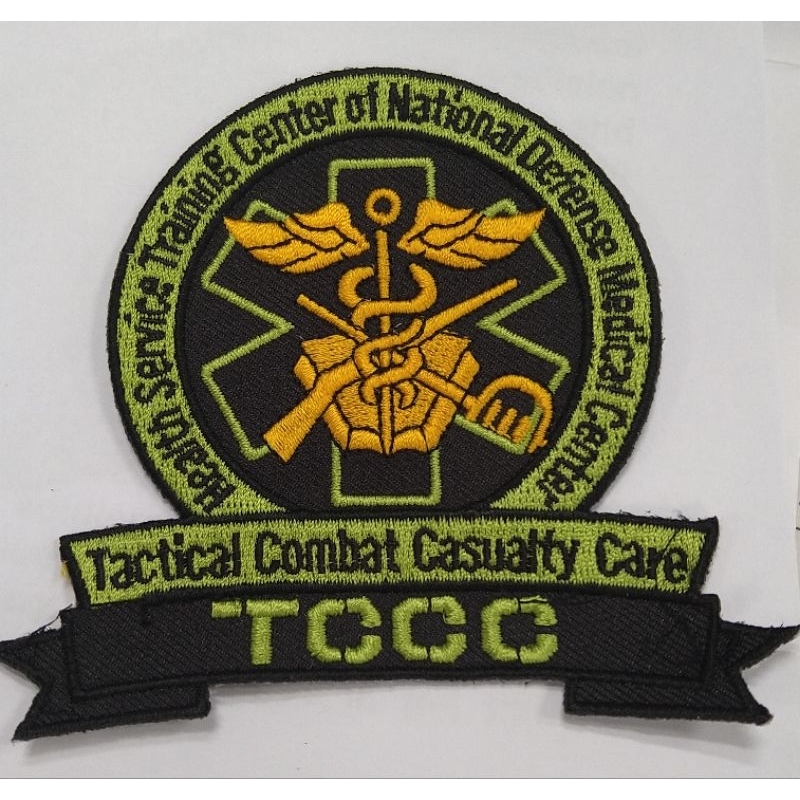 TCCC戰術戰傷救護課程臂章 無魔鬼氈