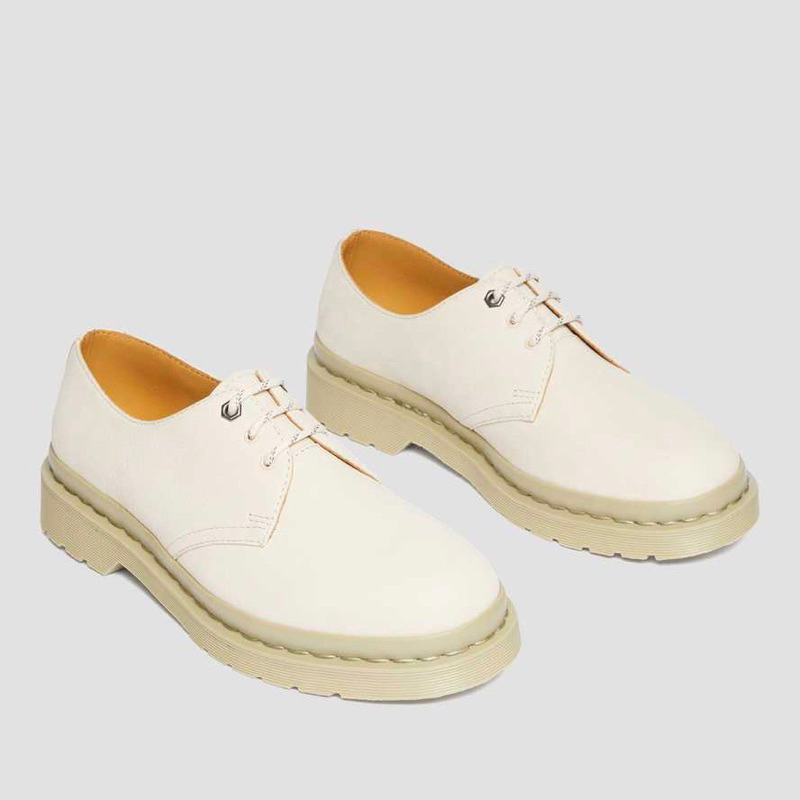 預購｜Dr.Martens 1461 MONO MILLED 米白 奶油米 軟皮 小白鞋 白皮鞋 馬汀 馬丁鞋